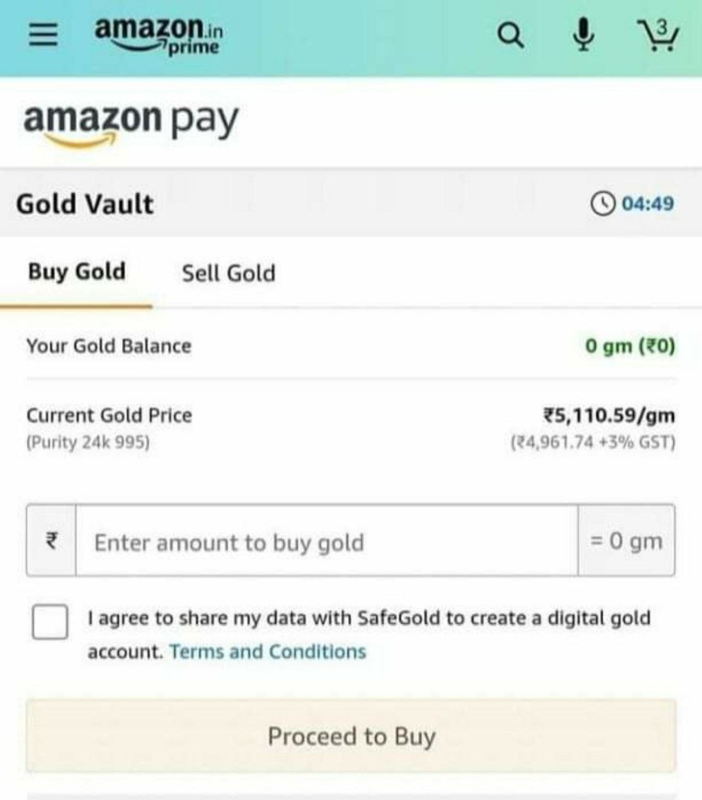 Picture of: Amazon Gold Offer – Get Assured Upto ₹ Cashback In Amazon